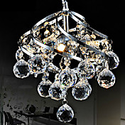 9W LED 26cm pendentif en cristal Light Chandelier Lamp For Living-Room Dining Room