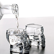 [XmasSale] mini-crâne de cristal whisky tête tasse de vodka coup de verre articles de boissons pour barre à la maison