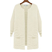 Pocket manteau de tricots pour femmes