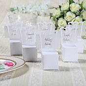 Chair Favor Box With Place Card Holder (Set of 12)