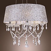 Modern Dazzling 5 Lights Chandelier With Crystal