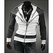 [XmasSale]Lumière chandail de Hoodie de contraste de couleur gris REVERIE UOMO hommes