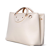 Blanc Pu cuir Ol Loisirs Rivet Sac à bandoulière style de Heavenland femmes