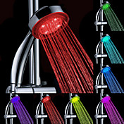 Douche à main LED Chrome Finish Multi-couleur
