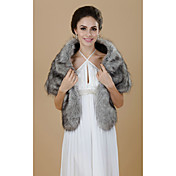 Demi manches en fausse fourrure Party / châles Casual