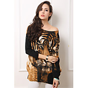 maternité tigre blouse de tête d'impression