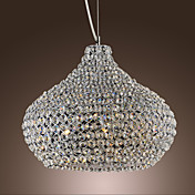 40W Crystal Light Pendentif en fonction de sonnerie Métal