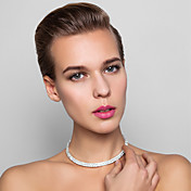 Alliage magnifique avec strass mariage collier de mariée