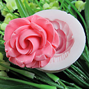 Fleurs un moule Trou fleur de silicone de fondant Moules sucre Craft Outils de résine de moules pour gâteaux