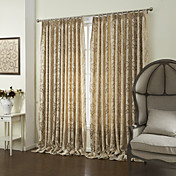 Jacquard Fancy Paisely Energy Saving Curtain (Two Panels)