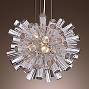 40W lumière pendante moderne avec cylindre métallique Entassés dans les teintes Bas