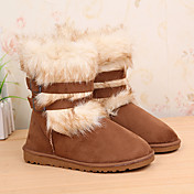 Guosheng mode fourrure de renard bottes de neige (Café Lumière)