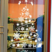Arbre de Noël Abstract Classic autocollants de fenêtre