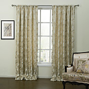 (deux panneaux) de pays fantaisie arabasque économie d'énergie rideau