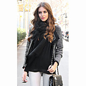 Large Col Manteau Slim des femmes