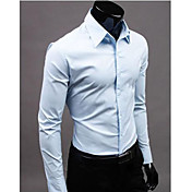 Bleu clair Loisirs shirt manches longues de A & W Hommes