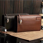 Men's Genuine Leather Business Briefcase Clutch Bags Wallet 