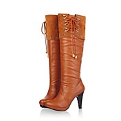 chaussures plate-forme chuncky talon cuissardes des femmes plus de couleurs disponibles