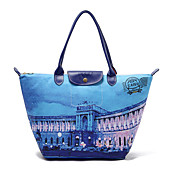 Simple Couleur unique pliée fourre-tout