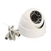 1/4 CMOS couleur 420TVL HD 24 LED IR Caméra de sécurité intérieure  