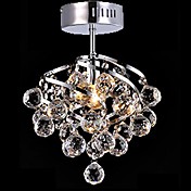 5W E27 Pendentif cristal de Crystal Living Chambre lustres pour Salle à manger