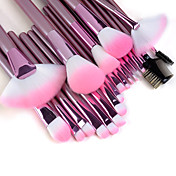 22PCS Professional High Quality Makeup Brush Set with Pink Handle