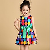 Girl's Color Dot Dress