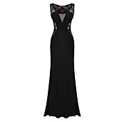 Women'S  Ladies Formal Elegant Floral Evening  Maxi Long Dress