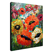 Main peinture à l'huile peinte Paysage Paysage Fleur Art acrylique sur canevas tendu