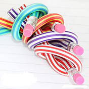 [XmasSale]souple crayon coloré doux avec gomme (couleur aléatoire)