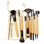 [NewYearSale]Pinceaux de maquillage professionnel Set 18 pcs pinceaux de maquillage et outils avec sac de cordon