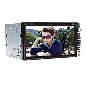 6.95 Inch 2Din In-Dash Car DVD Player with BT,FM,iPod,RDS+Free Rear Viwe Camera