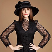 [CyberMondaySale]Mesdames laine délicates extérieure / causalité / spéciales Chapeaux Occasion / réchauffement de velours de soie d'or