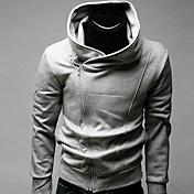 Hengyi Men's Hoodie Solid Color Thicken Fleece