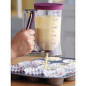 la pâte à gâteau distributeur avec l'étiquette de mesure, 4 tasses
