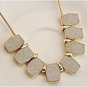 Géométrique collier chaîne des femmes Amour pur