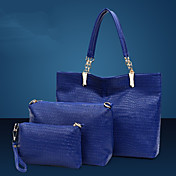 3 Set Croco Sac de Bosilan femmes (38 * 13 * 28)