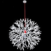 3w romantiques blancs lustres de pissenlit acryliques avec 1 s'allume