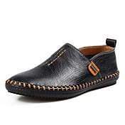 Leather Men's Flat Heel Comfort Loafers Shoes(More Colors)