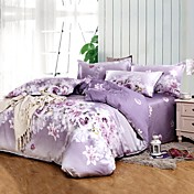 couette shuian® ensemble housse 100% coton confort garder au chaud modernes articles de literie de style 4 pièce costume