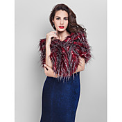 Faux Fur Casual/Special Occasion Shawl
