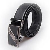 omgoma ® classic ceinture en cuir à boucle automatique pour hommes