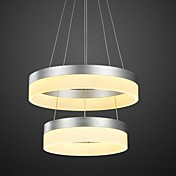300mm/400mm Modern LED Pendant Light Acrylic Aluminum