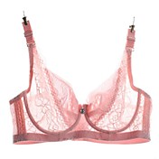 Women's Alluring Translucent Thin C Cup Lace Bra More Colors available