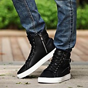 Men's Shoes Casual Leatherette Fashion Sneakers Black/Red/White