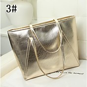 cuir métallique de mode de dame de sac à main fourre-tout shopper des femmes