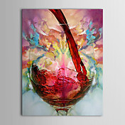 Oil Paintings One Panel Modern Still Life Wine Cup  Hand-painted Canvas Ready to Hang