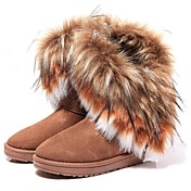 [XmasSale]bottes chaussures pour femmes à bout rond talon plat à mi-mollet plus de couleurs disponibles