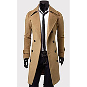 les seins double long manteau de Fengshang hommes