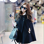 mode couleur solide manteau occasionnel de Yiluo femmes